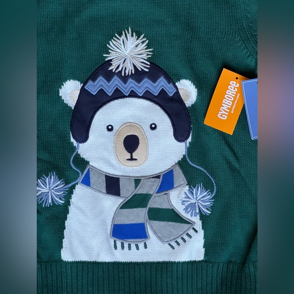 Gymboree Boys Polar Bear Sweater - Polar Party - Spruceshad 5T NWT - Picture 3 of 11